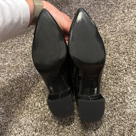 Zara Black Heeled Elegance size 38 or 7.5 US women’s - Picture 5 of 5
